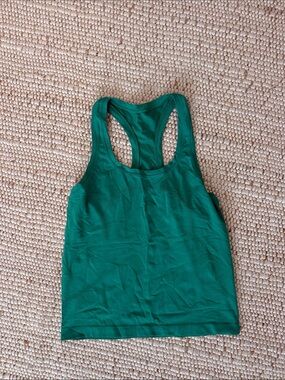 lululemon athletica Emerald Green Racerback Tank Top